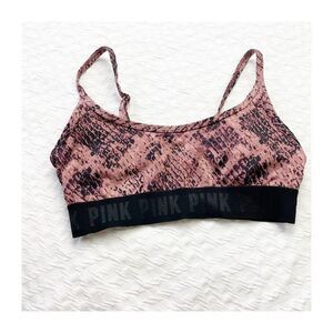 Buy 1 get 1 free Victoria’s Secret ultimate lightly lined snake print xs maroon